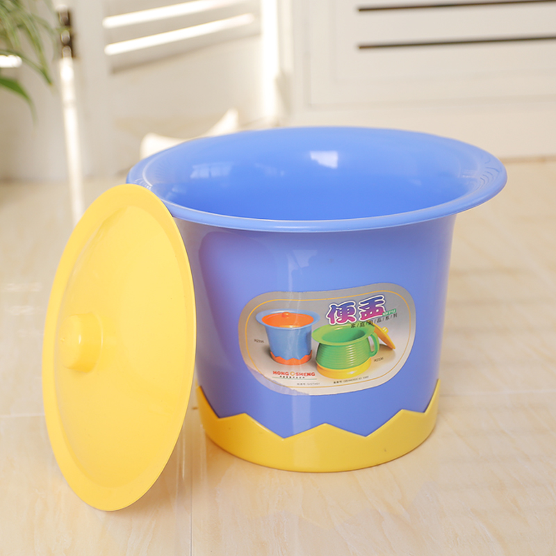 Plastic baby toilet bell-mouthed shape