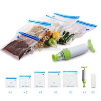 Good quality vacuum bag nylon bag food bag and valve handle vacuum pump