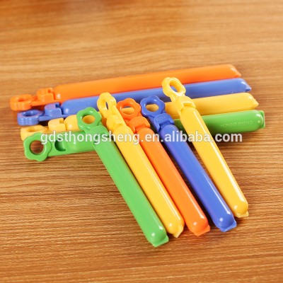 Long food seal clip for plastic bag